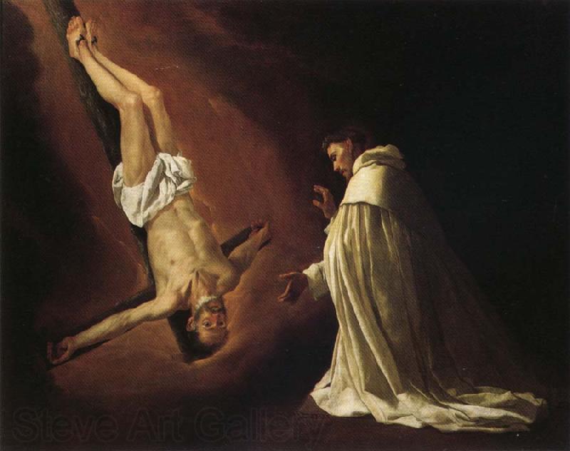 Francisco de Zurbaran Appearance of Saint Peter to Saint Peter of Nolasco Germany oil painting art